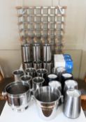24 Weinkühler versch. Marken z.B. AdHoc, 2 Metallkühler,