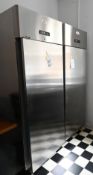 2 Gastronomie-Kühlschränke "ILSA", je ca. H 200cm,
