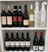 1 Konvolut Weine: rot und weiß, Italien, Deutschland u.a.,