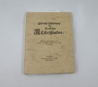 1 Faksimile "Historische Beschreibung des Preussischen Messerschluckers" 