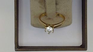 BRILLANTSOLITÄR 0,5ct. MIT GIA ZERTIFIKAT