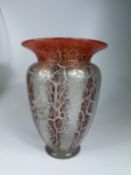 WMF Ikora Vase Glas rot