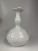 Meissen Vase Weiß Lotus Blume 