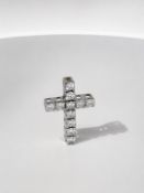 BRILLANT KREUZANHÄNGER 0,4ct.