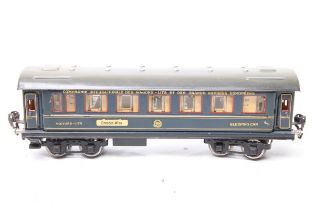 Märklin S 0, 1847 G Sleeping car international. mit Inneneinrichtung und Beleuchtung.und 4