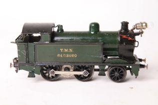 Märklin S 0, TMN64/13020 Tender Damplokomotive ,elektrisch 20V, dunkelgrün - Z2 L25cm