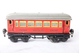 Märklin S 0, Mitropa Speisewagen rot, mit Inneneinrichtung L21cm Z2