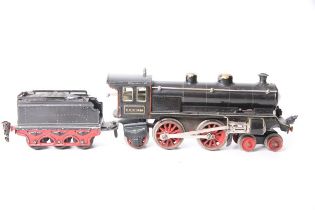 Märklin S 0, CEM 1020 DAmpflok mi Tender. Uhrwerk intakt. Dach vom Führerhaus am Eck etwas