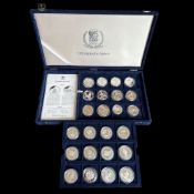 24 Silbermünzen 