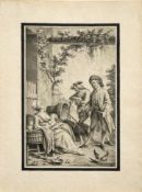 Attributed to Jean-Honore Fragonard (1732-1806)
Gallant Scene in a Garden