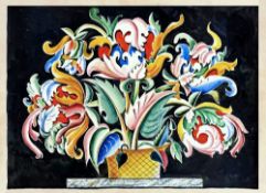 Sergei Chekhonin (1878-1936), Decorative Floral Composition