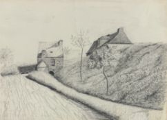 Attributed to Vincent van Gogh (1853-1890), Landscape with Houses on a Hill