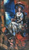 Konstantin Korovin (1861-1939), Portrait of a Lady in a Hat