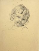 Attributed to Jean-Honore Fragonard (1732-1806), Portrait of a Child