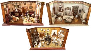 Dreiteiliges Puppenhaus 