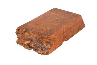 MICHAEL ELKAN (AMERICAN, B. 1942) a burr wood box