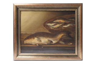 19TH CENTURY CONTINENTAL SCHOOL Still Life of Fish