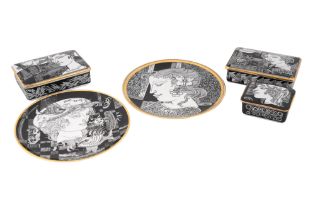 A COLLECTION OF PORCELAIN ITEMS DESIGNED BY ENDRE SZASZ FOR HOLLOHAZA