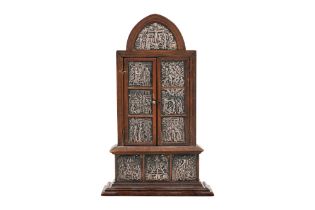 AN ECCLESIASTICAL TABLETOP TRIPTYCH