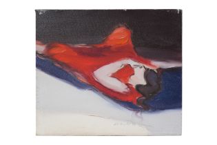 ALI CANDAŞ (TURKISH, B. 1940) Recumbent Figure in Red