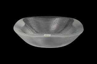 A LARGE LALIQUE 'STRESA' GLASS BOWL