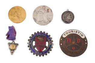 A COLLECTION OF CONTINENTAL MEDALS AND BADGES