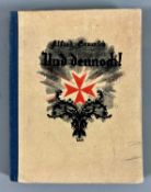Buch Alfred Gramsch Und dennoch! Edda-Verlag 1924, erste Auflage mit Widmung von Autor Gramsch