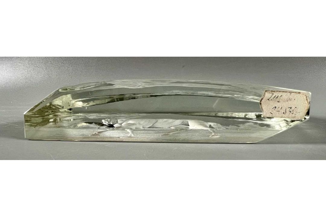 Vladimír Skála für Moser, Kristallglas Skulptur / Glasskulptur Pferd, Tiefengravur um 1993 - Bild 8 aus 9