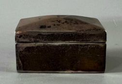 Silber Dose, Schatulle, unleserliche Punze, Nachlass Baronin von Forstner