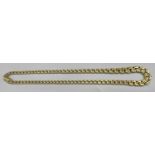 Gold 585 Halskette Collier FBM, wohl Friedrich Binder Mönsheim, ca. 50,8g