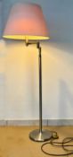 B+M Leuchten Stehlampe Model 65657 96S1738 Höhenverstellbar, vintage, Oberteil Messing