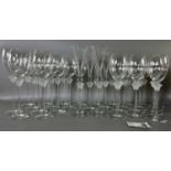 Rosenthal Medusa Lumiere Konvolut 30 Gläser Weisswein, Rotwein, Wasser, Sekt