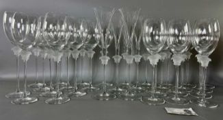 Rosenthal Medusa Lumiere Konvolut 30 Gläser Weisswein, Rotwein, Wasser, Sekt