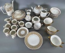 Porzellan Service Ariadne Art déco, Villeroy & Boch Vendôme, Weimler Porzellan Weimar, Minton