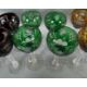 Glas und Kristallglas Konvolut 17 Gläser, darunter 13 farbige Römergläser und weiteres - Bild 5 aus 8