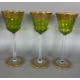 Wohl Saint Louis Thistle Gold, 6 farbige Römer Gläser, Weingläser - Bild 4 aus 8