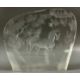 Vladimír Skála für Moser, Kristallglas Skulptur / Glasskulptur Pferd, Tiefengravur um 1993 - Bild 3 aus 9