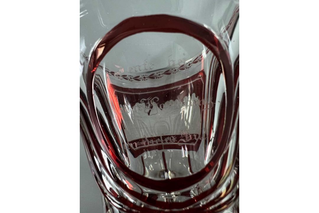 Biedermeier Konvolut 18./19. Jhdt., u.a. Glas Flakon, Überfangglas, Puppenköpfe, Buch-Schatulle - Bild 14 aus 20