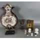Biedermeier Konvolut 18./19. Jhdt., u.a. Glas Flakon, Überfangglas, Puppenköpfe, Buch-Schatulle - Bild 5 aus 20