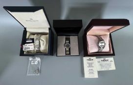 Armbanduhren Tissot Titanium PR 50, Rado Diastar und Maurice Lacroix Miros, insgesamt 3 Stück