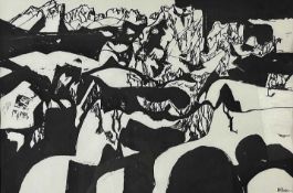 Becker, Bernhard Karl (1899-1991) nach, Druck, abstrakte Komposition