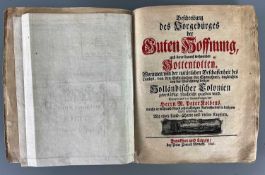 Buch, Peter Kolb Beschreibung des Vorgebürges der Guten Hoffnung Hottentotten 1745