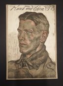 Grafik " Kunst und Leben 1918 " 