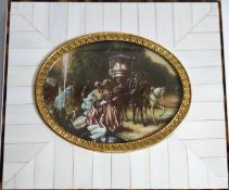 Miniaturgemälde " Romantische Szene "