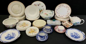 Ceramics - assorted table china inc Wedgewood Passionbird soup tureen and cover, teapot, Summer