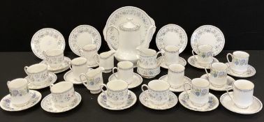 A Paragon part tea/coffee sets, Paragon Olympus pattern part coffee set including tea cups