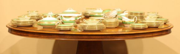 An early 20th century impressive and bespoke Royal Crown Derby presentation dinner service,