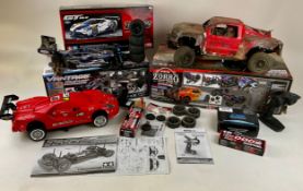 An FTX Zorro Trophy Truck RC car, 4WD, 2.4GHz, 1:10 scale, boxed; An FTX Vantage RC car, 4WD, 2.
