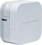 Brother PT-P300BT Label Maker, Bluetooth, P-Touch 'CUBE' Label Printer, - RRP £49.00 (B01N7WAC19)