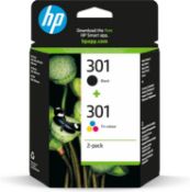 HP 301 Black & Tri-Colour Original Ink Cartridges Multipack (N9J72AE) – - RRP £41.49 (B01AGGJ44K)